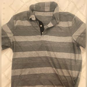 Johnnie O Polo- Two Tone Gray. Medium. Soft Style